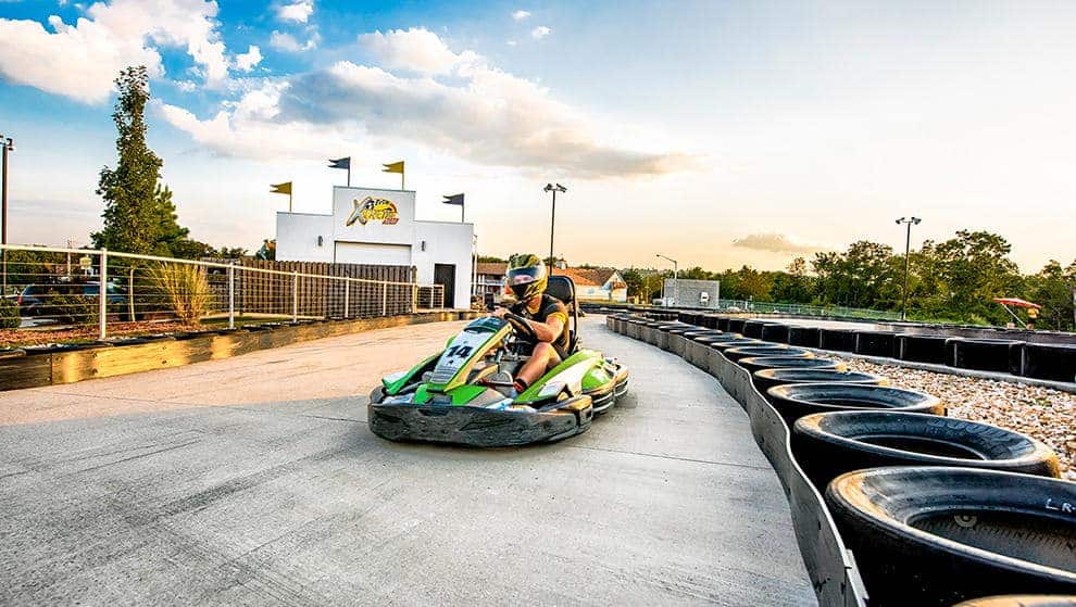 Xtreme Racing Center's smooth paved track will help you zoom faster than ever