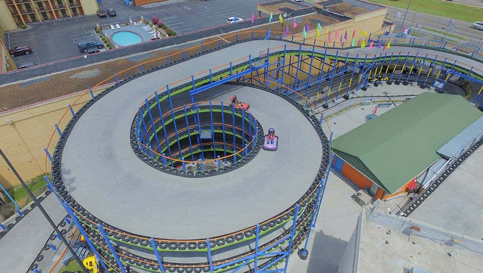 Race on our raised go-kart track