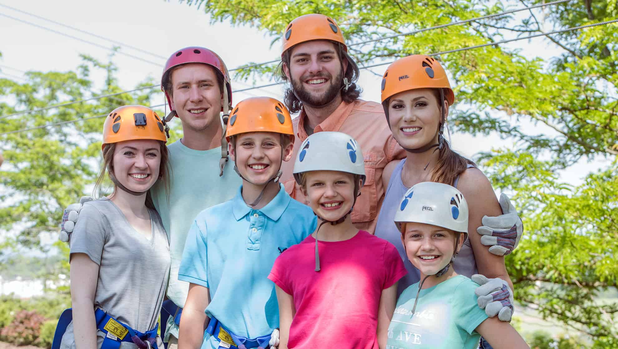 Zipline with a group